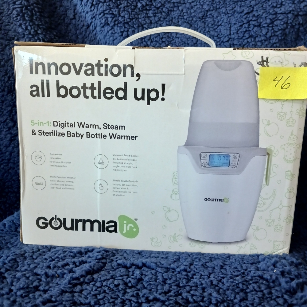 Gourmia bottle warmer, steamer, sterilizer